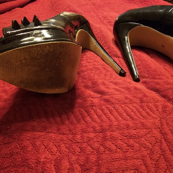 diba black patent spike heels - Picture 8 of 8